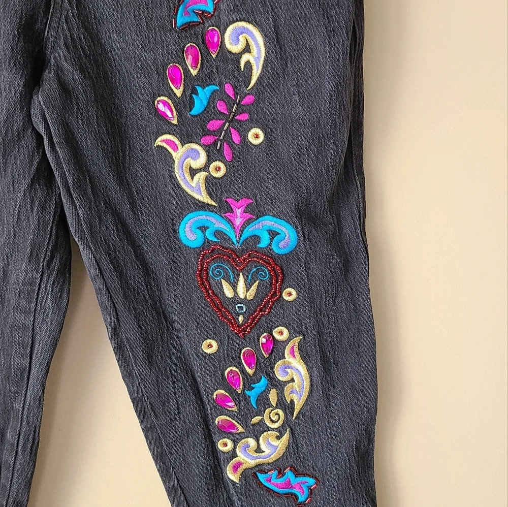 Vintage Y2K Stefano international high rise black jeans women's size 31 waist - Picture 3 of 13